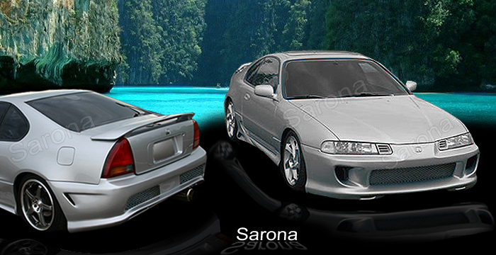 Custom Honda Prelude  Coupe Body Kit (1992 - 1996) - $1090.00 (Manufacturer Sarona, Part #HD-050-KT)